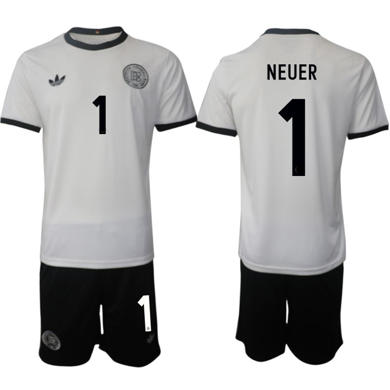 Men 2025-2026 Season Germany home white #1 Soccer Jersey